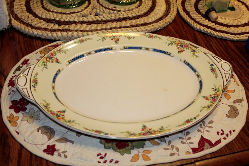 Antique serving platter