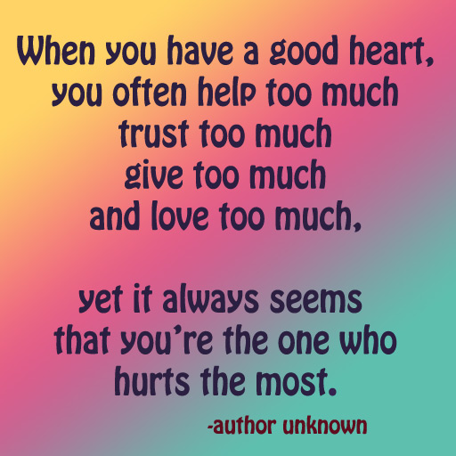 love too much